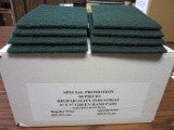 6"x9" Hand Pads Green 60pcs carton industrial For Soft Scouring
