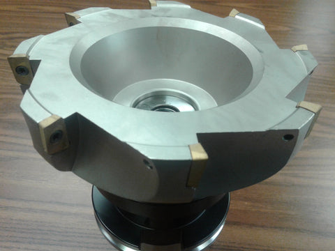 6" 90 degree indexable face shell mill, milling cutter, CAT50, APKT #Z-2526-6080