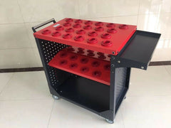 CME Heavy Duty CNC TOOLING CART FOR CAT40, BT40 Tool Holders Cart Capacity 40