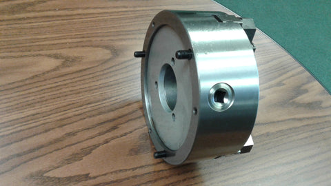 8" 3-JAW SELF-CENTERING CHUCKS plain back, Front Mounting for rotary tables
