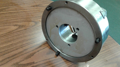 10" 3-JAW SELF-CENTERING CHUCK, plain back, Front Mounting for rotary tables