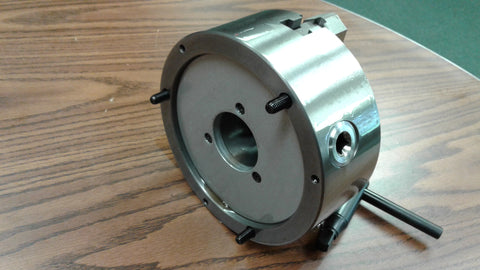 6" 3-JAW SELF-CENTERING LATHE CHUCK front mounting for rotary table #0603F0-FM