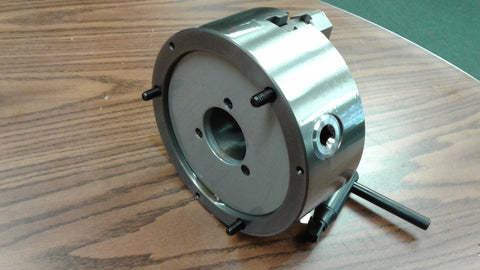 6" 3-JAW SELF-CENTERING LATHE CHUCK front mounting for rotary table #0603F0-FM