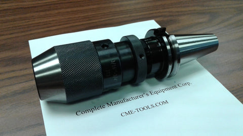 HARVEST KEYLESS  TYPE DRILL CHUCK WITH CAT40 ARBOR CNC TOOLING