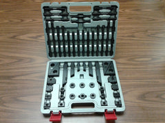58pcs/set Clamping Kits Bridgeport,1/2"-13 studs,5/8" table slots fitted in heavy duty suite case#802-755SC-new