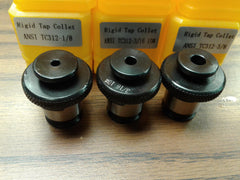 3 ANSI Rigid Tap Collets,positive drive P-type tap adapters, select your 3 sizes