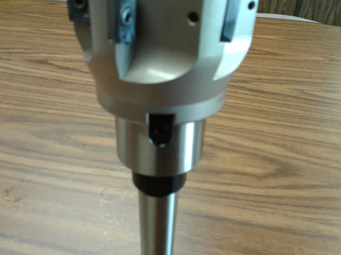 3" 90 degree indexable face mill, shell mill,APKT w. MT3 morse taper 3 arbor