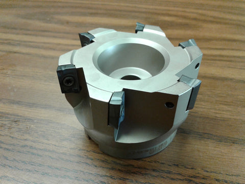 3" 90 degree indexable face shell mill,face milling cutter APKT #Z-2526-4025