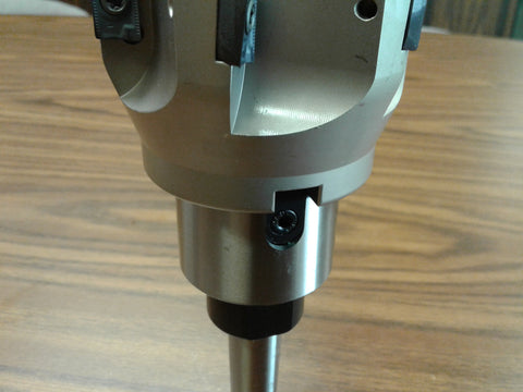 3" 90 degree indexable face mill, shell mill,APKT w. MT2 morse taper 2 arbor