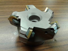 3" 45 degree indexable face shell mill,face milling cutter w.SEAN42AFTN--new