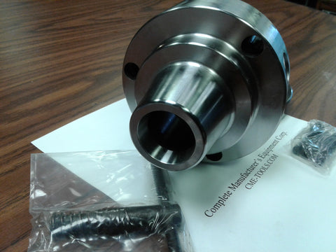 5C Collet Chuck with 2-1/4"-8 semi-finished adapter plate,Chuck Dia. 5" #5C-05F0