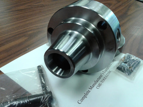5C Collet Chuck with 1-1/2"-8 semi-finished adapter plate,Chuck Dia. 5" #5C-05F0