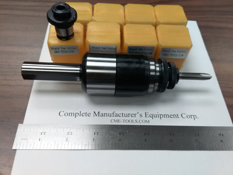 3/4" shank tapping head collet chuck floating & 8 positive drive P-type adapters