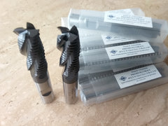 9/16" M42 cobalt roughing end mills Tialn coated 5pc for $79.00 new