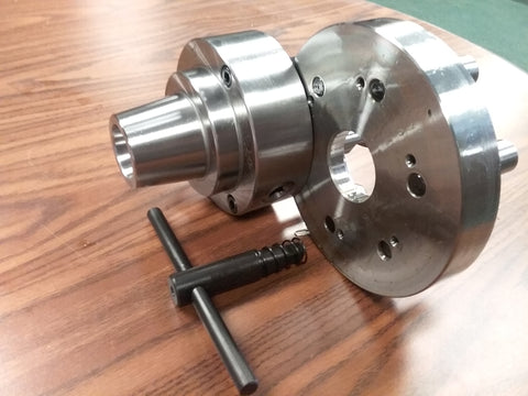 5C Collet Chuck with D1-5, D5 semi-finished adapter, Chuck Dia. 5" #5C-05F0