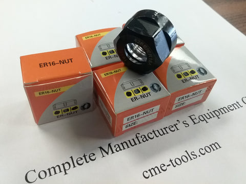 5pcs ER16 Nut for clamping collets, balanced to G2.5/25000rpm-NUT-ER16-G25-New