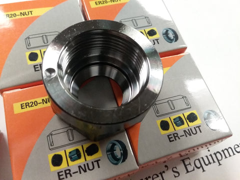 5pcs ER20 Nut for clamping collets, balanced to G2.5/25000rpm-NUT-ER20-G25-New