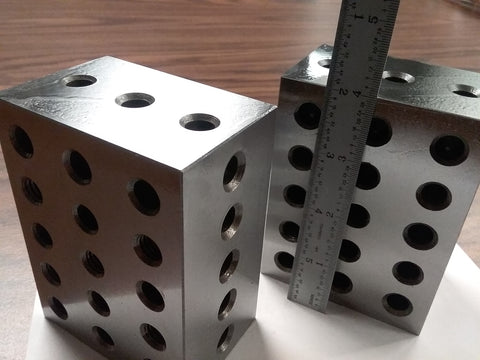2-3-4" 23 hole precision set up block pair