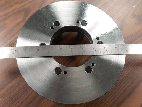 16" 4-JAW LATHE CHUCK ndependent jaws & 10" D1-6, D6 Adapter semi-finished-NEW