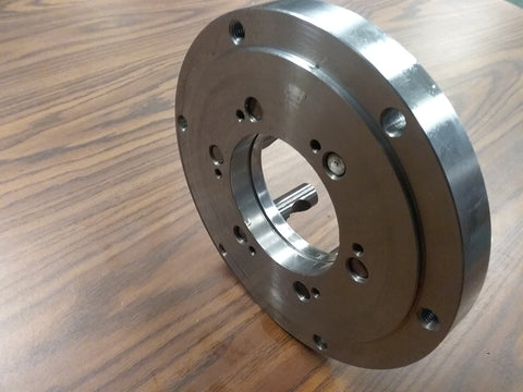 10" D1-6, D6 adapter Plate finished for 10" self-centering CHUCKS -ADP-10-D6