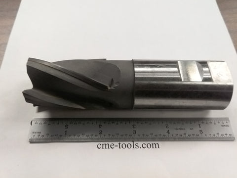 1-1/2"x2"x5-3/4" Carbide brazed tipped helical end mill 4 flute #1006-BZ112