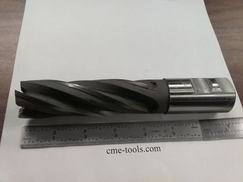 1-1/4"x4"x7" Carbide brazed tipped helical end mill 4 flute #1006-BZ114