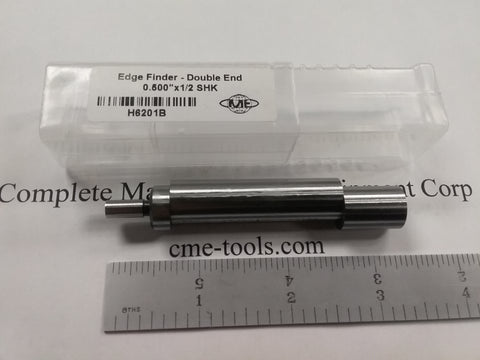 Edge finder double end 0.500" x 1/2" shank H6201B