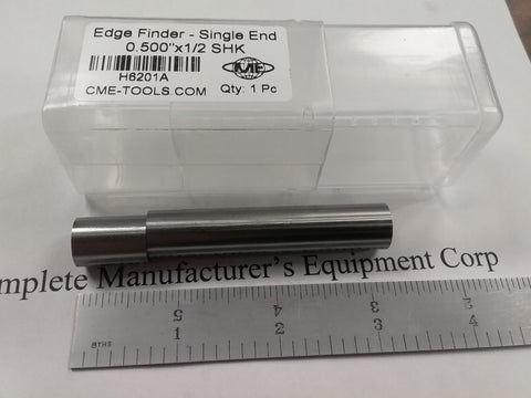 Edge finder single end 0.500" x 1/2" shank H6201A