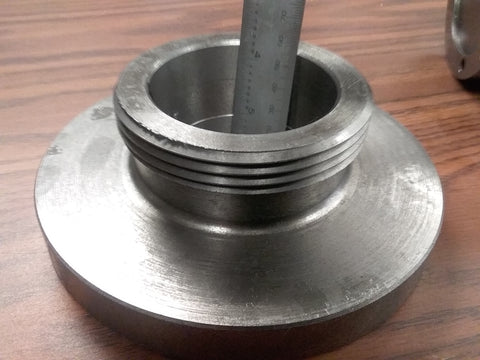 5" 3-JAW SELF-CENTERING lathe CHUCK top bottom jaws L00 adapter #0503A-FM