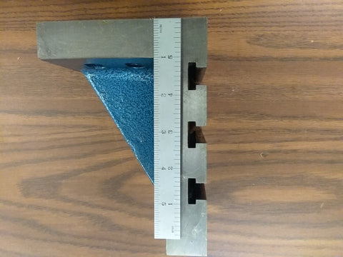 T-Slot Angle Plate webbed End 6-1/2x5x4-1/2" high tensil cast iron SAPW-IN654