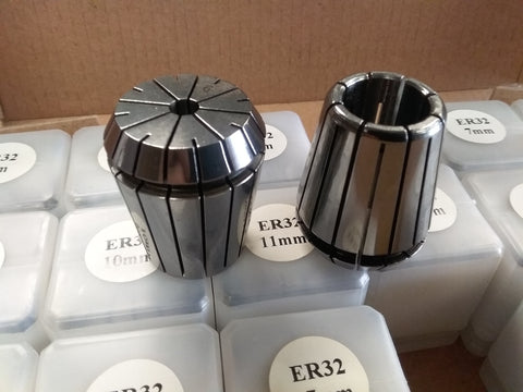 18pcs ER32 metric collet set, collets 3mm - 20mm, 0.008mm TIR #ER32-SET18M-NEW