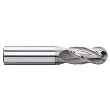 Micrograin Solid Carbide End Mills - Ball End 4 Flute