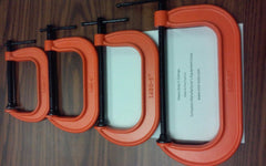 C-Clamps 4",5",6",8" 4pcs set,heavy duty,made for famous brands $19.00/set-new