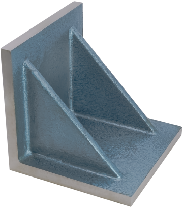 Cast Iron Webbed Angle Plate: 6